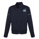 Brossard Synchro - Veste sportive avec fermeture éclair - Tailles juvéniles - Marine de Brossard Synchro