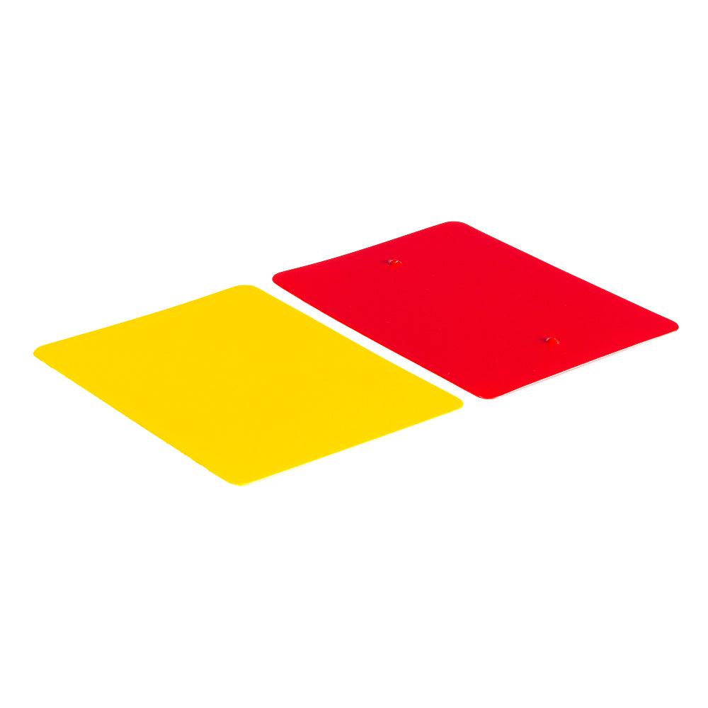 Cartons pour arbitre de soccer (jaune et rouge) de Arbitre-Équipement