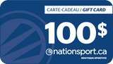 Certificat cadeau de 100$ - Nation Sport de Nation Sport