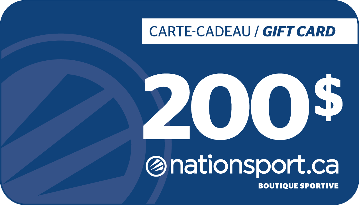 Certificat cadeau de 200$ - Nation Sport de Nation Sport