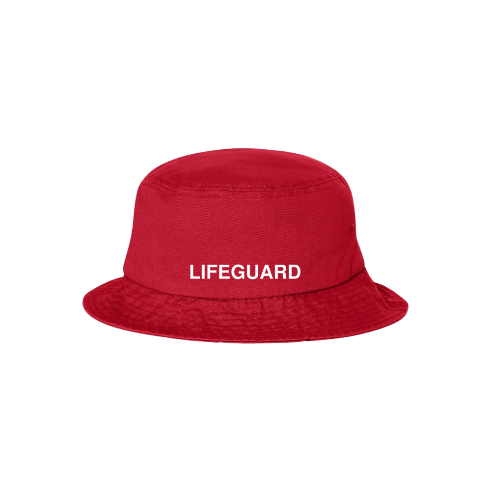 Chapeau Bucket - Lifeguard - Rouge de Nation Sport