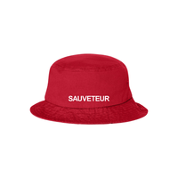 Chapeau Bucket - Sauveteur - Rouge de Nation Sport