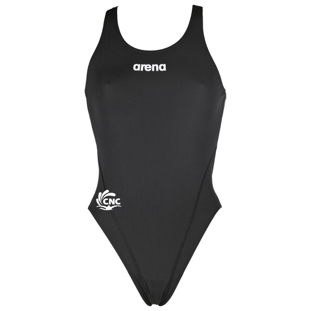 CNC - Arena Swim Tech High - Maillot d'entraînement pour femmes - Noir de CNC