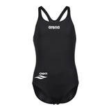 CNHR - Arena Swim Pro - Maillot d'entraînement pour filles - Noir de CNHR