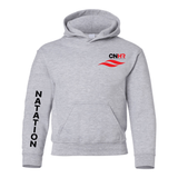 CNHR - Chandail molleton à capuchon (Kangourou/Hoodie) - Gris - Juvénile de CNHR