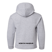 CNHR - Chandail molleton à capuchon (Kangourou/Hoodie) - Gris - Juvénile de CNHR