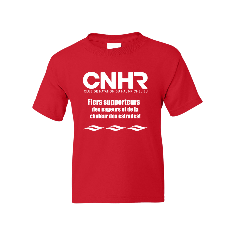 CNHR - Chandail T-Shirt à manches courtes du supporteur - Rouge - Adulte de CNHR