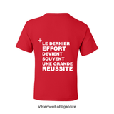 CNHR - Chandail T-Shirt à manches courtes - Rouge - Adulte de CNHR