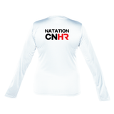 CNHR - Chandail technique, à manches longues - Féminin - Blanc de CNHR