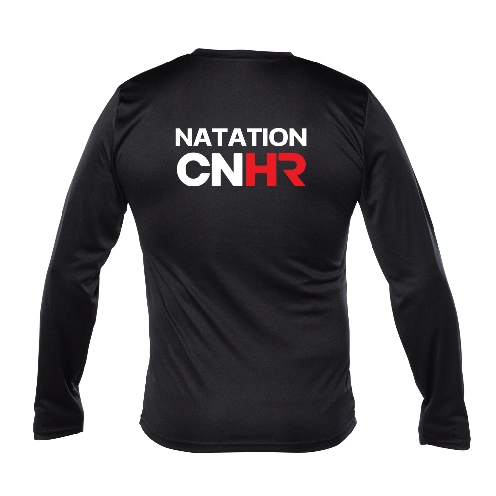 CNHR - Chandail technique, à manches longues - Masculin - Noir de CNHR