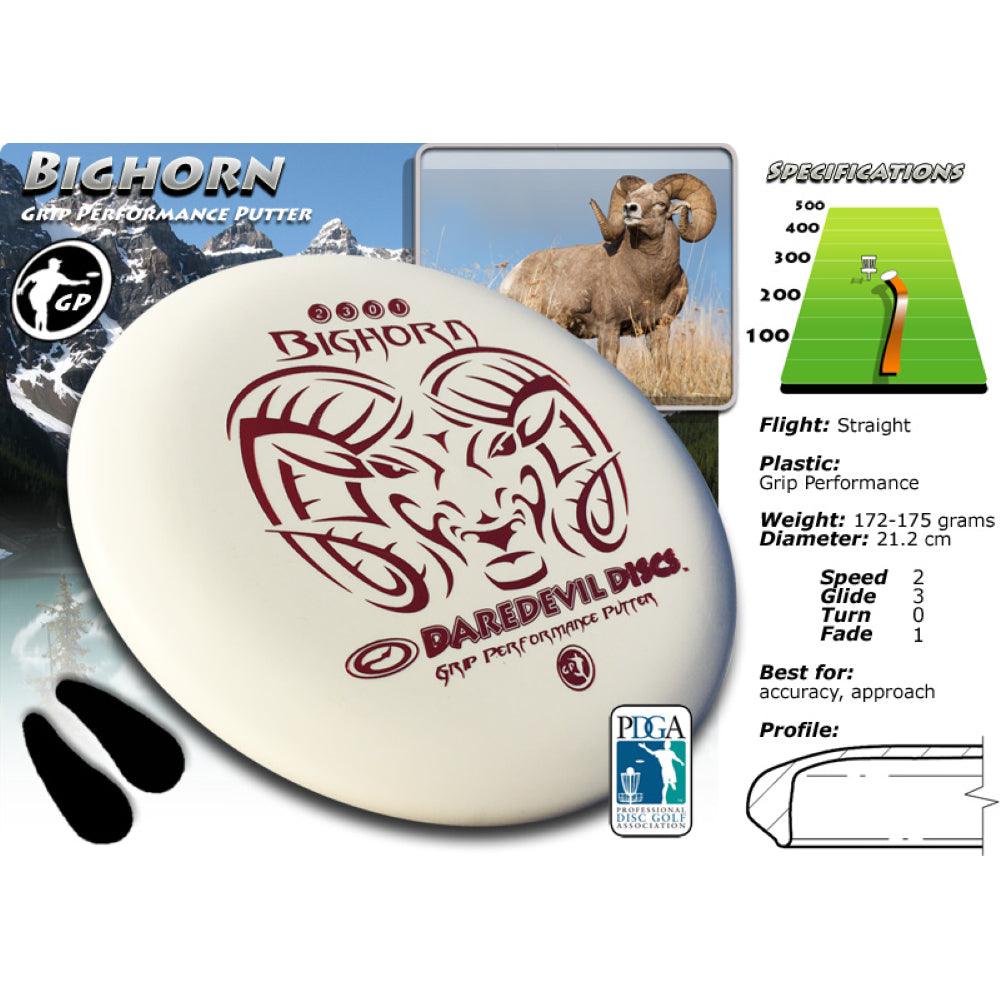 Dare Devil - BIGHORN GP - S2 - Putter Discgolf de Dare Devil Discgolf