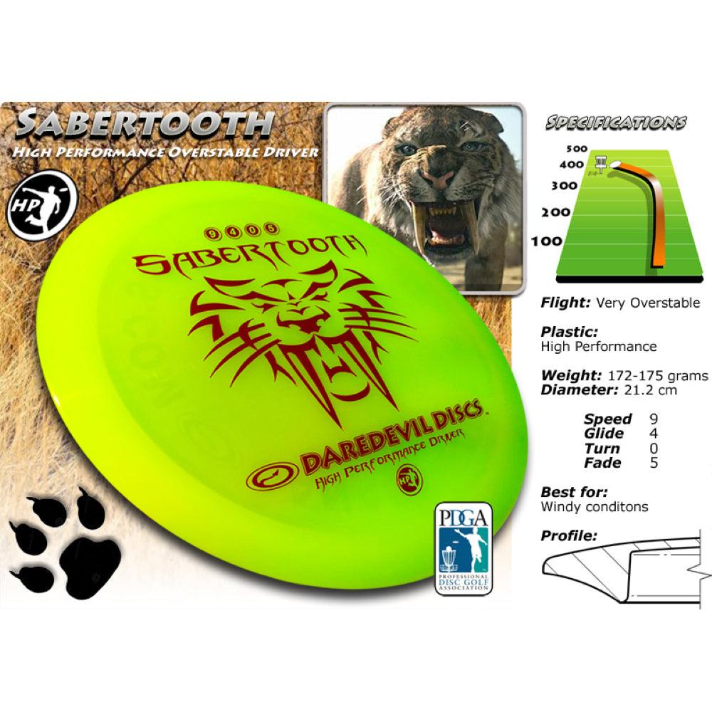 Dare Devil - SABERTOOTH HP - S9 - Fairway Discgolf de Dare Devil Discgolf