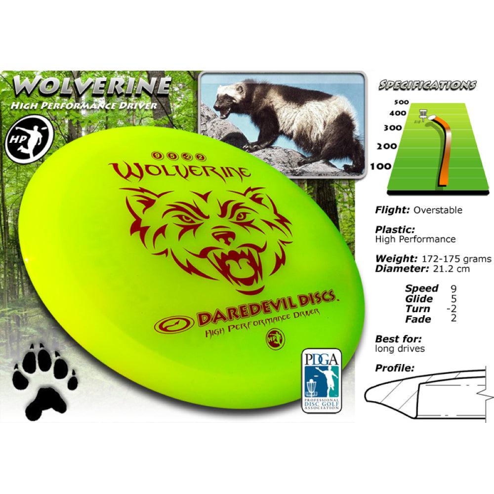 Dare Devil - WOLVERINE HP - S9 - Fairway Discgolf - Blanc de Dare Devil Discgolf