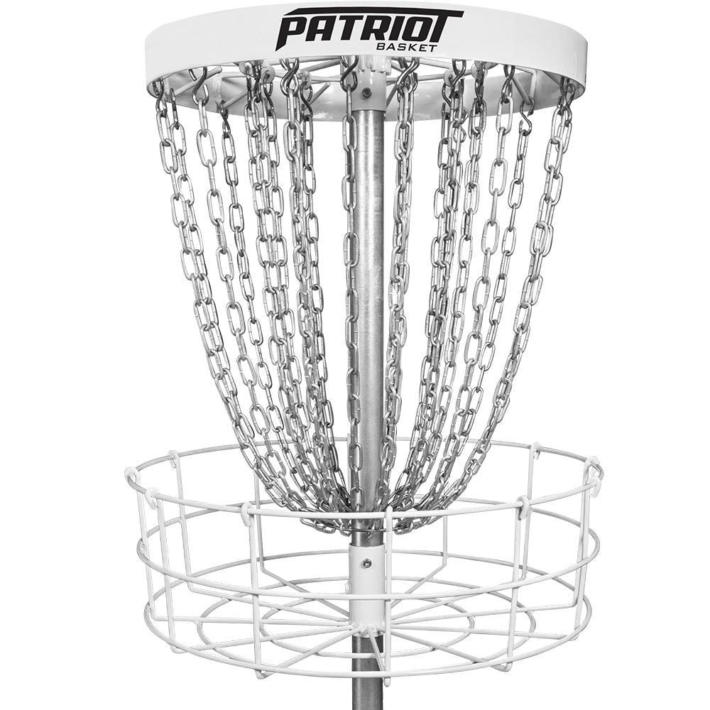 Dynamic Discs – PATRIOT - Panier de discgolf professionnel permanent - Blanc de Dynamic Discs