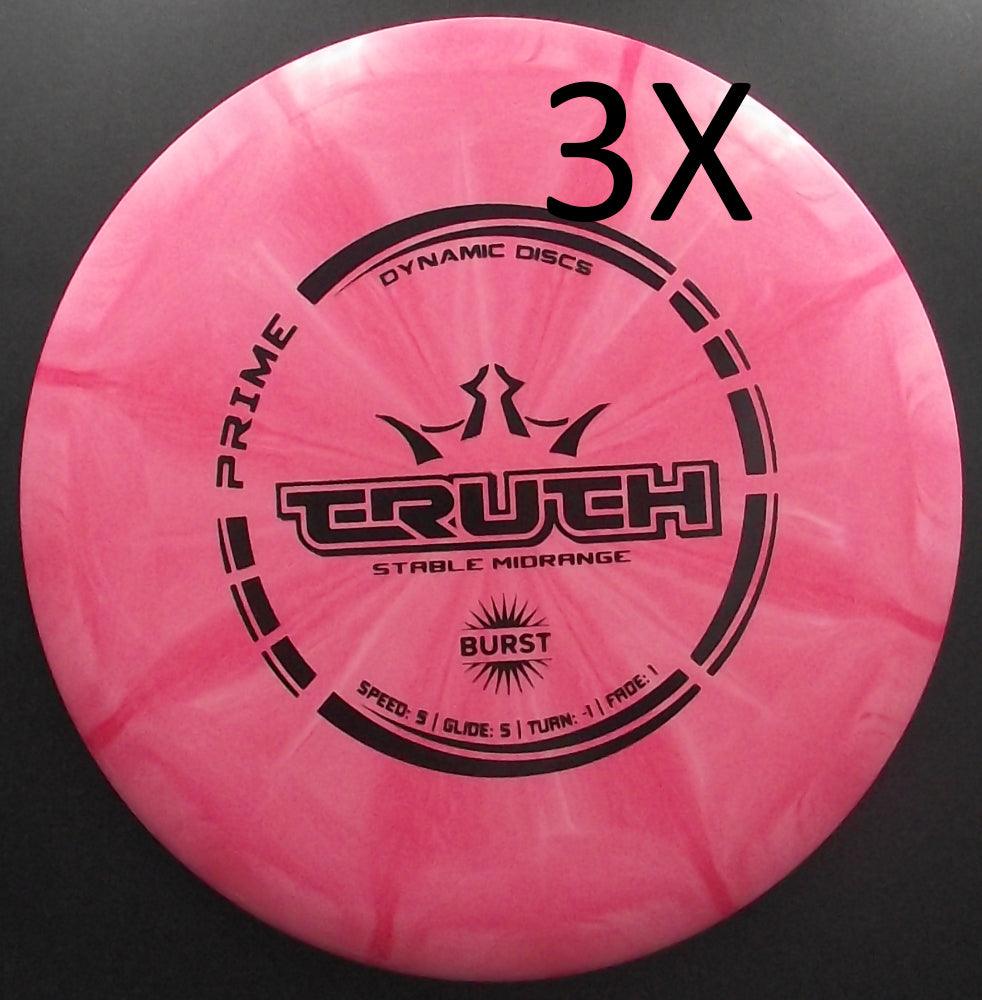 Dynamic Discs - TRIO - TRUTH Prime Burst - S5 - Midrange Discgolf - Rose de Dynamic Discs