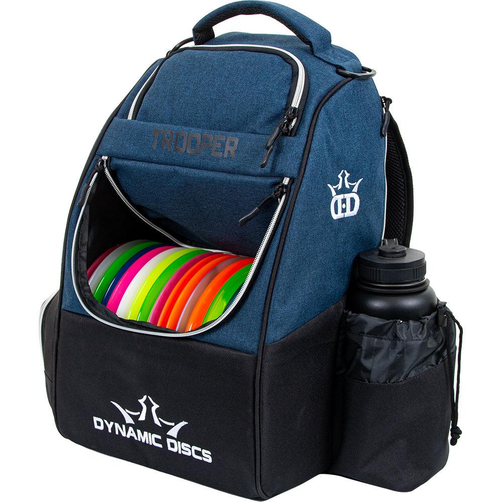 Disc Golf Starter Set with Bag  Dynamic Discs Disc Golf Set - Includes Frisbee  Golf Bag, Driver, Midrange, Putter, Towel, & Mini Disc Golf Equipment  (Heather Gray) (3 Discs)
