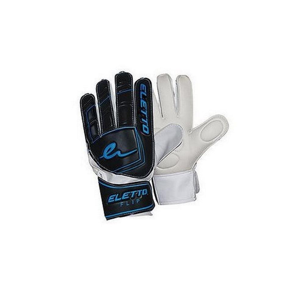 Eletto Flip Flat - Gants de gardien - Noir/Bleu de Eletto