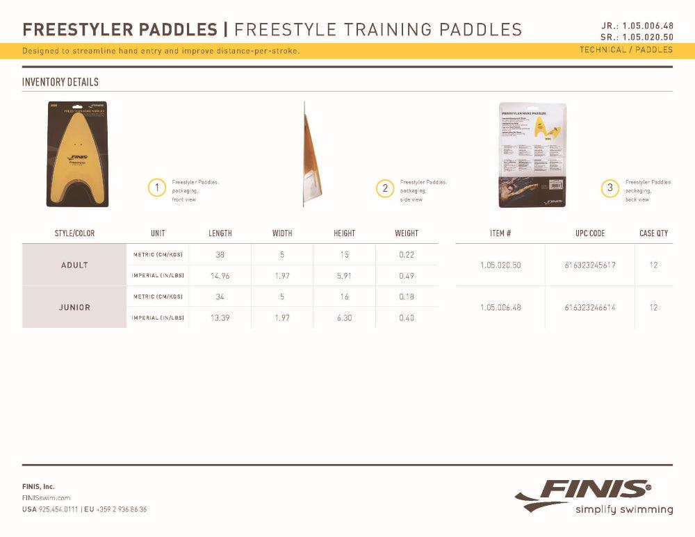 FINIS – Palettes d’entrainement FreeStyler de Finis