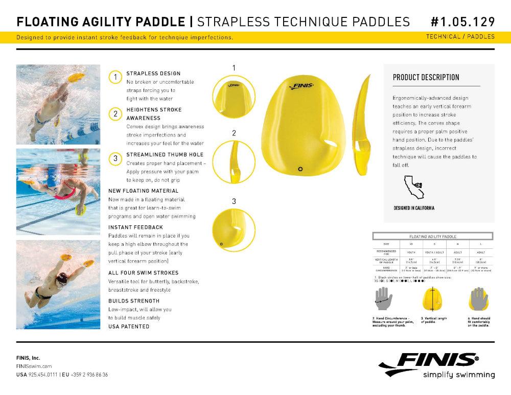 Finis Agility Paddle  Team Aquatic Supplies