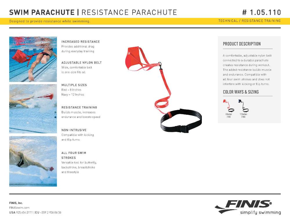 FINIS – Parachute de natation 12’’ – Bleu de Finis
