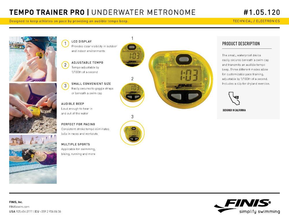 FINIS – TEMPO Trainer PRO – Métronome aquatique de Finis