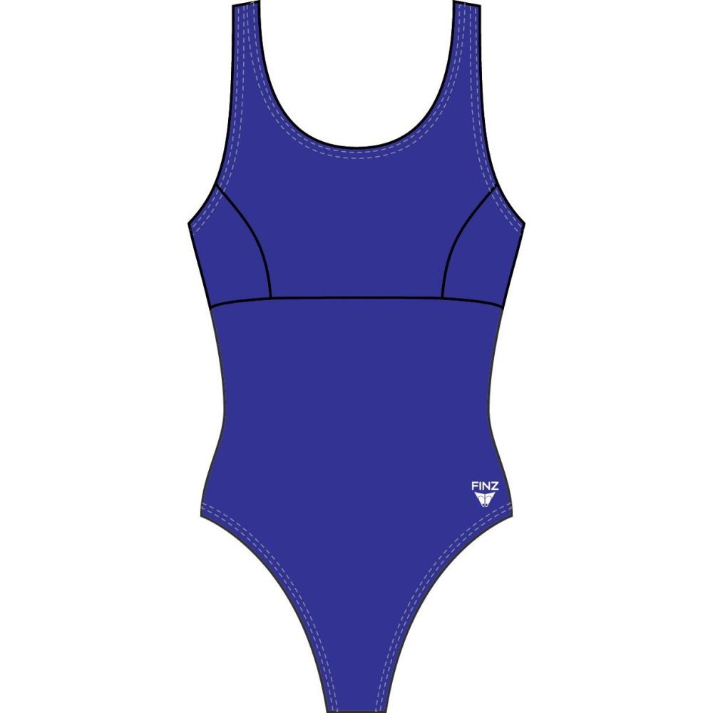 FINZ - Maillot pour femmes - Dos croisé TANK - Royal de Finz