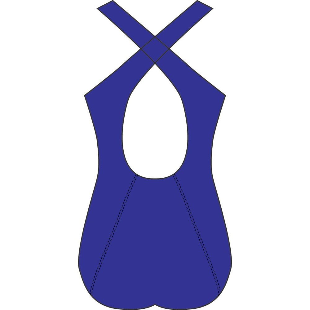 FINZ - Maillot pour femmes - Dos croisé TANK - Royal de Finz