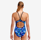 FUNKITA Diamond Back - Maillot d'entraînement pour filles - Blue Bars de Funkita - Funky