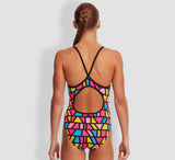 FUNKITA Diamond Back - Maillot d'entraînement pour filles - Gee Up de Funkita - Funky