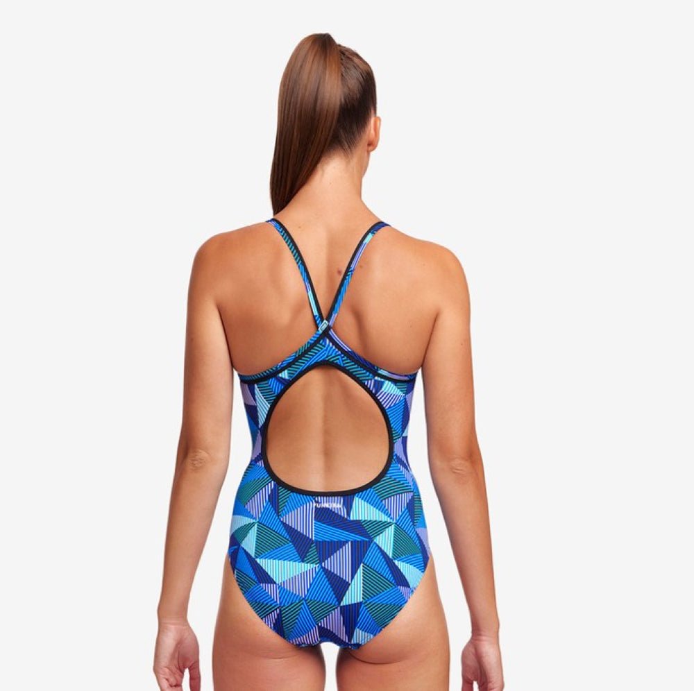 FUNKITA - Diamond Back - One-piece - Maillot d'entraînement pour femmes - Blue Bars de Funkita - Funky