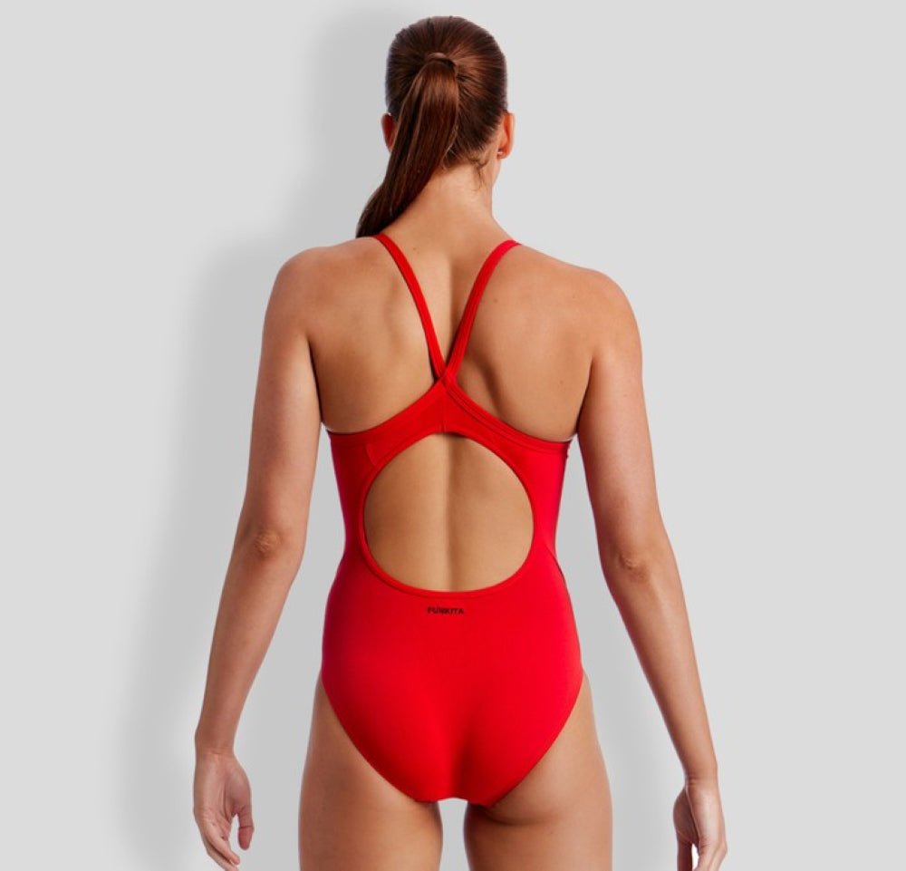 FUNKITA - Diamond Back - One-piece - Maillot d'entraînement pour femmes - Rouge de Funkita - Funky