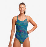 FUNKITA - Diamond Back - One-piece - Maillot d'entraînement pour femmes - Wires Crossed de Funkita - Funky