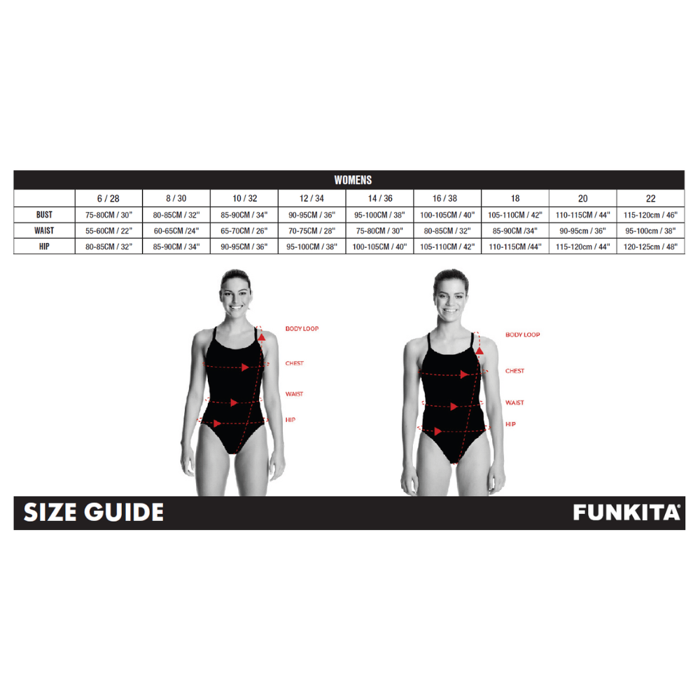 FUNKITA - Diamond Back - One-Piece - Women's Training Swimwear - Zee B