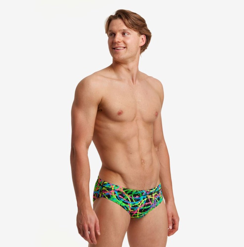 FUNKY Classic Brief - Maillot d'entrainement pour hommes - Burnouts de Funkita - Funky