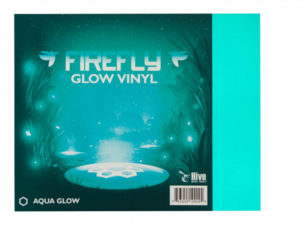 Hive Disc Golf - FireFly Glow Vinyl - Pellicule autocollante "GLOW" de Dynamic Discs