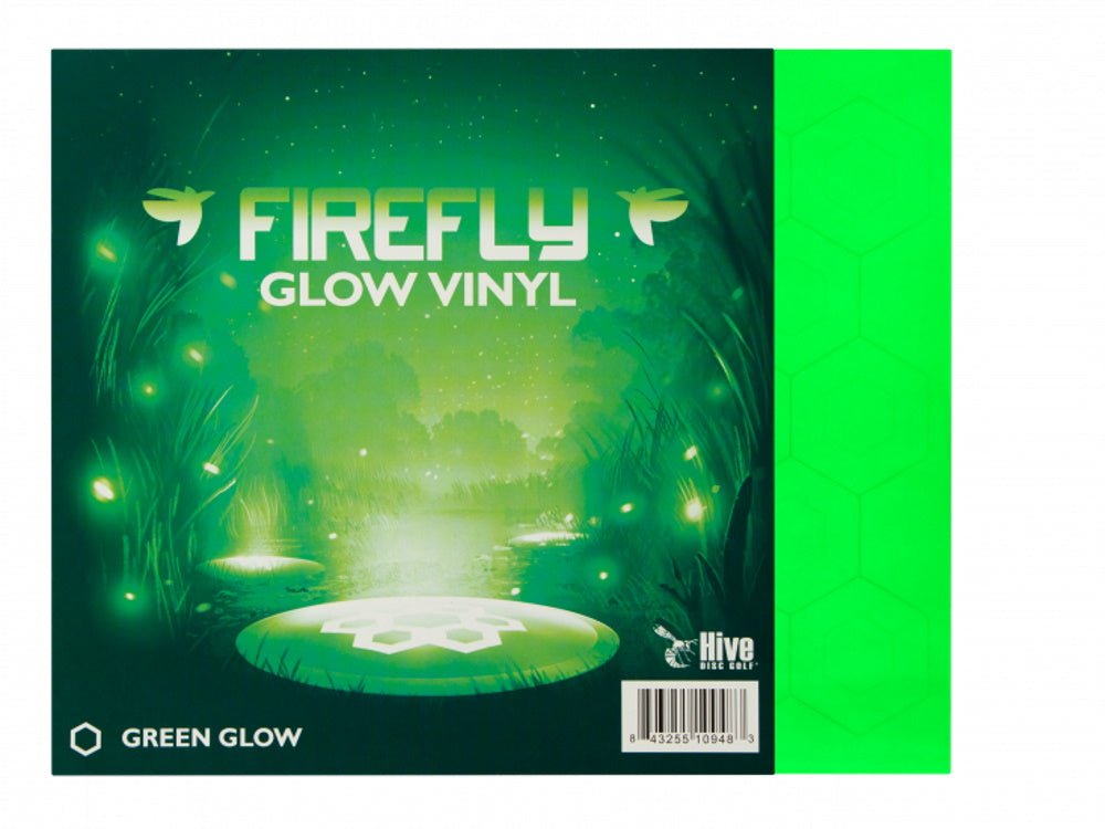 Hive Disc Golf - FireFly Glow Vinyl - Pellicule autocollante "GLOW" de Dynamic Discs