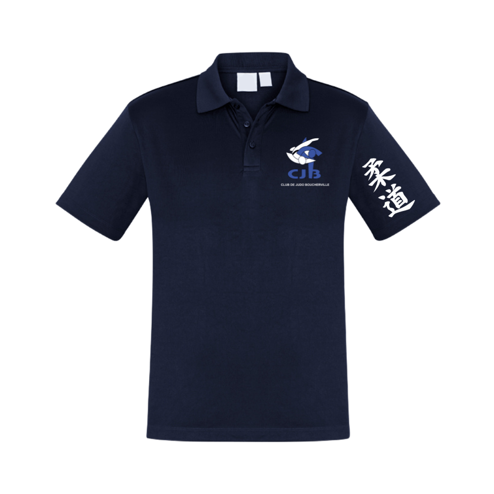 Judo Boucherville - Chandail de type POLO - Homme - Marine de Judo Boucherville
