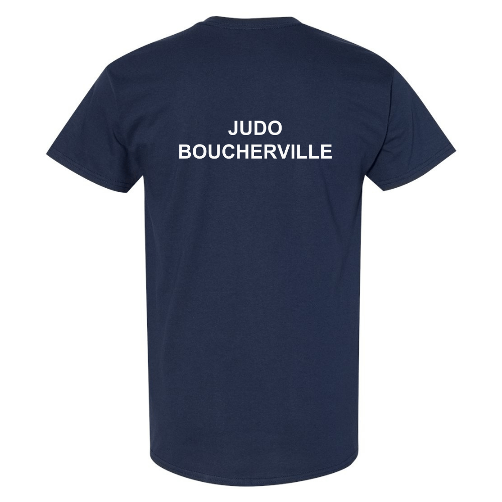 Judo Boucherville - Chandail, type T-Shirt à manches courtes - Juvénile - Marine de Judo Boucherville
