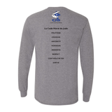 Judo Boucherville - Chandail, type T-Shirt à manches LONGUES - Adulte - Gris de Judo Boucherville