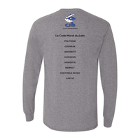 Judo Boucherville - Chandail, type T-Shirt à manches LONGUES - Adulte - Gris de Judo Boucherville