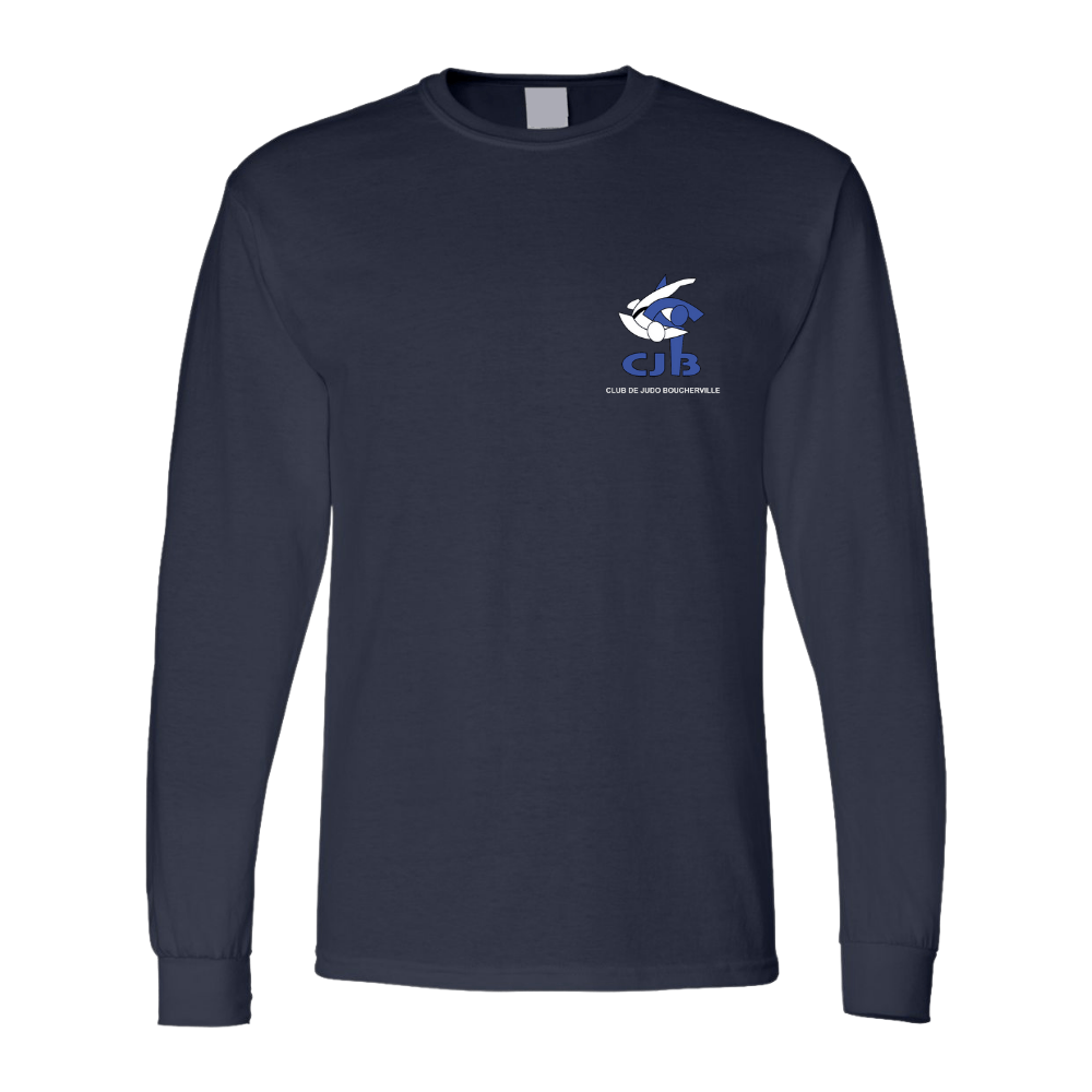 Judo Boucherville - Chandail, type T-Shirt à manches LONGUES - Adulte - Marine de Judo Boucherville