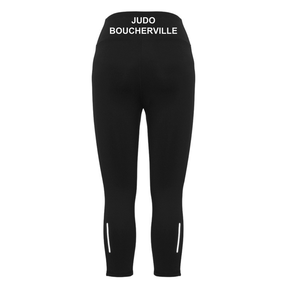 Judo Boucherville - Pantalon 3/4, type legging - Féminin - Noir de Judo Boucherville