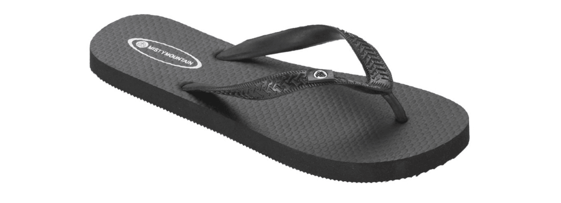 Misty Mountain - Sandales pour hommes FlipFlop - Noir de Misty Mountain