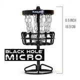 MVP Discs - BLACK HOLE MICRO - Panier de discgolf DÉCO - Noir de MVP Discs