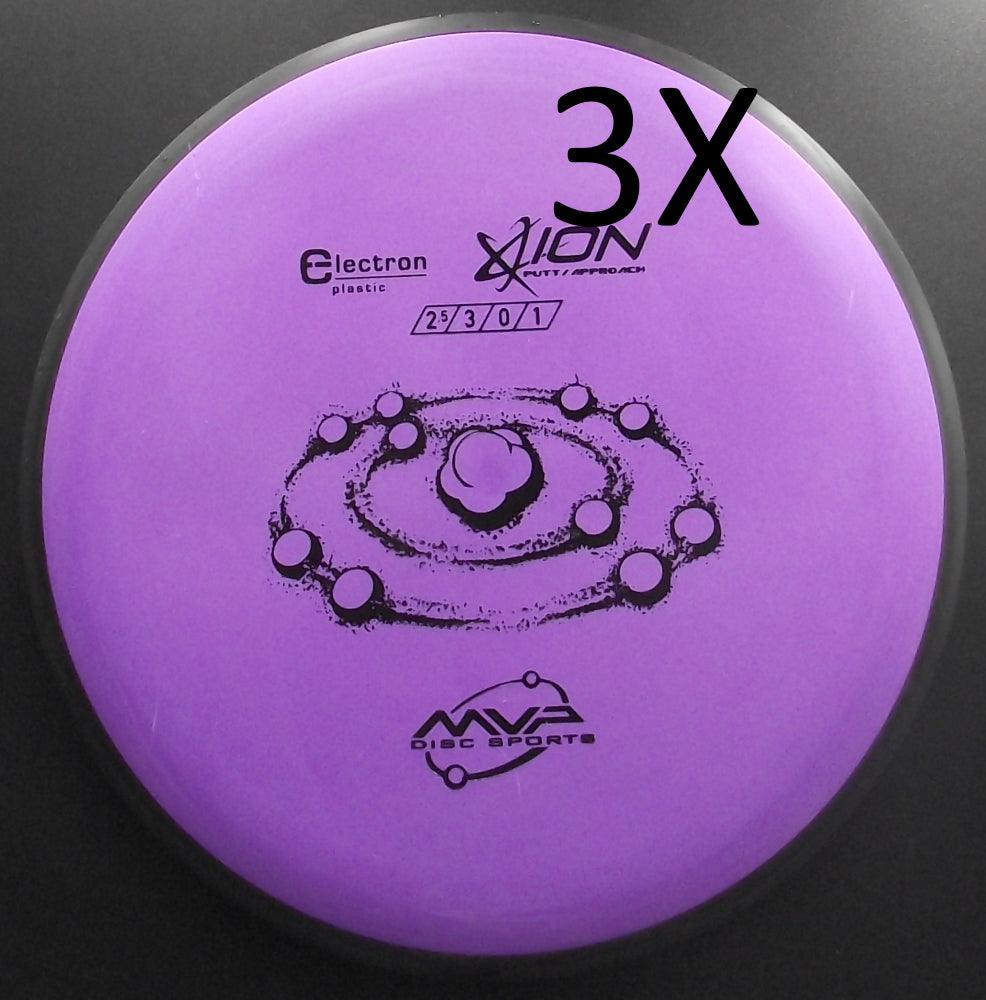 MVP Discs - TRIO - ION Electron - S2.5 - Putter Discgolf - Pourpre de MVP Discs