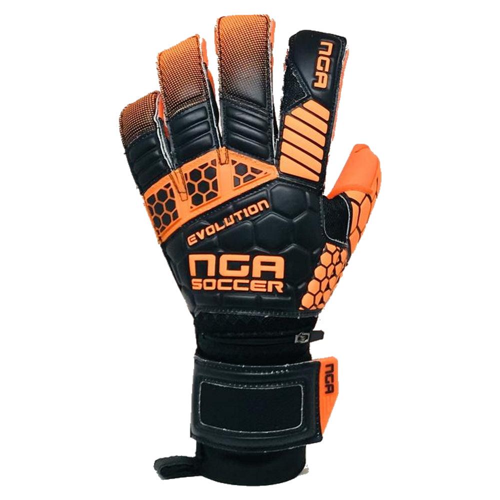 NGA Evolution - Gants de gardien - Noir/Orange de NGA