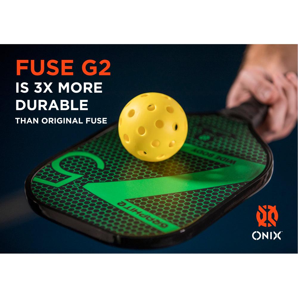 Onix Fuse G2 - Balles de pickleball Extérieur - Lot de 6 balles de Onix