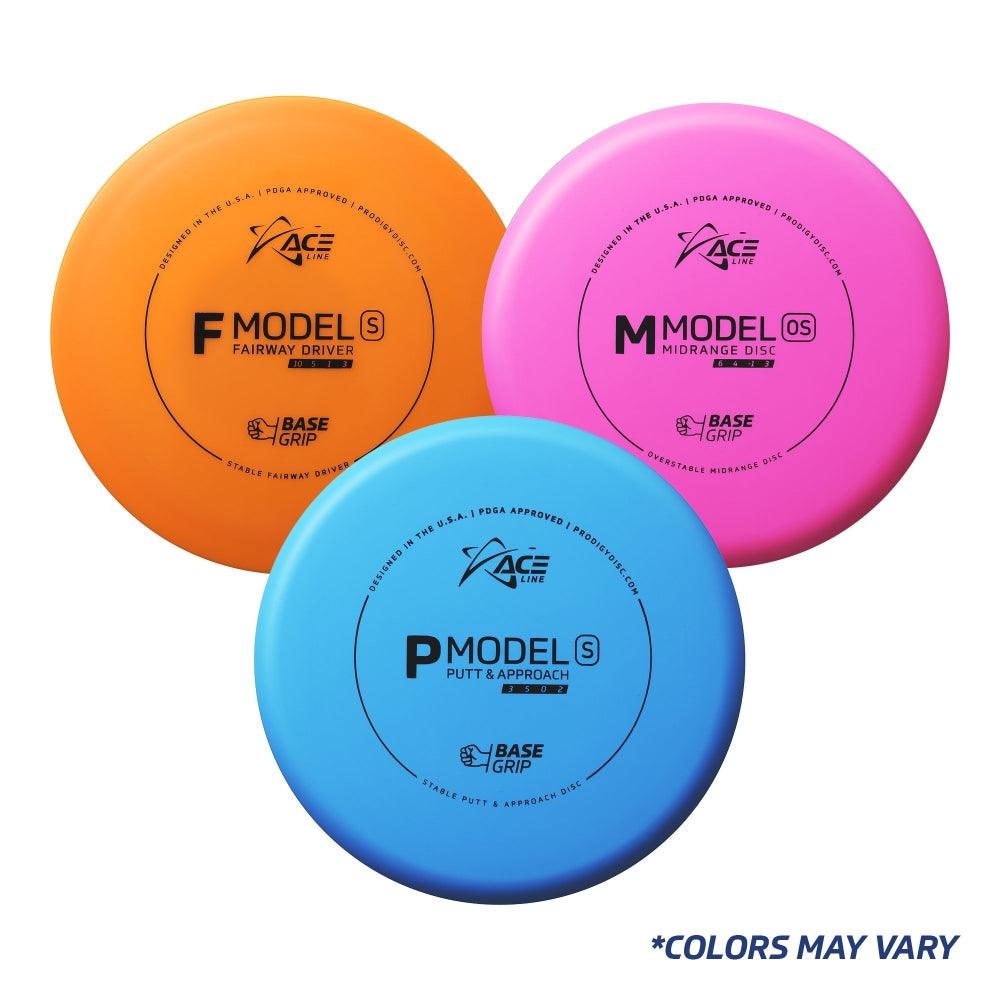 Prodigy Ace - Ensemble de départ un sac et trois disques de Prodigy Discgolf