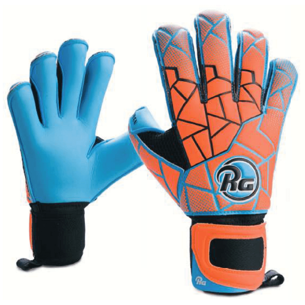 RG Dreer Oren - Gants de gardien - Orange/Bleu de RG Goalkeeper