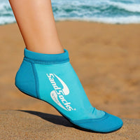 SandSocks - Chaussettes courtes pour volleyball de plage - Aqua de Sand Socks